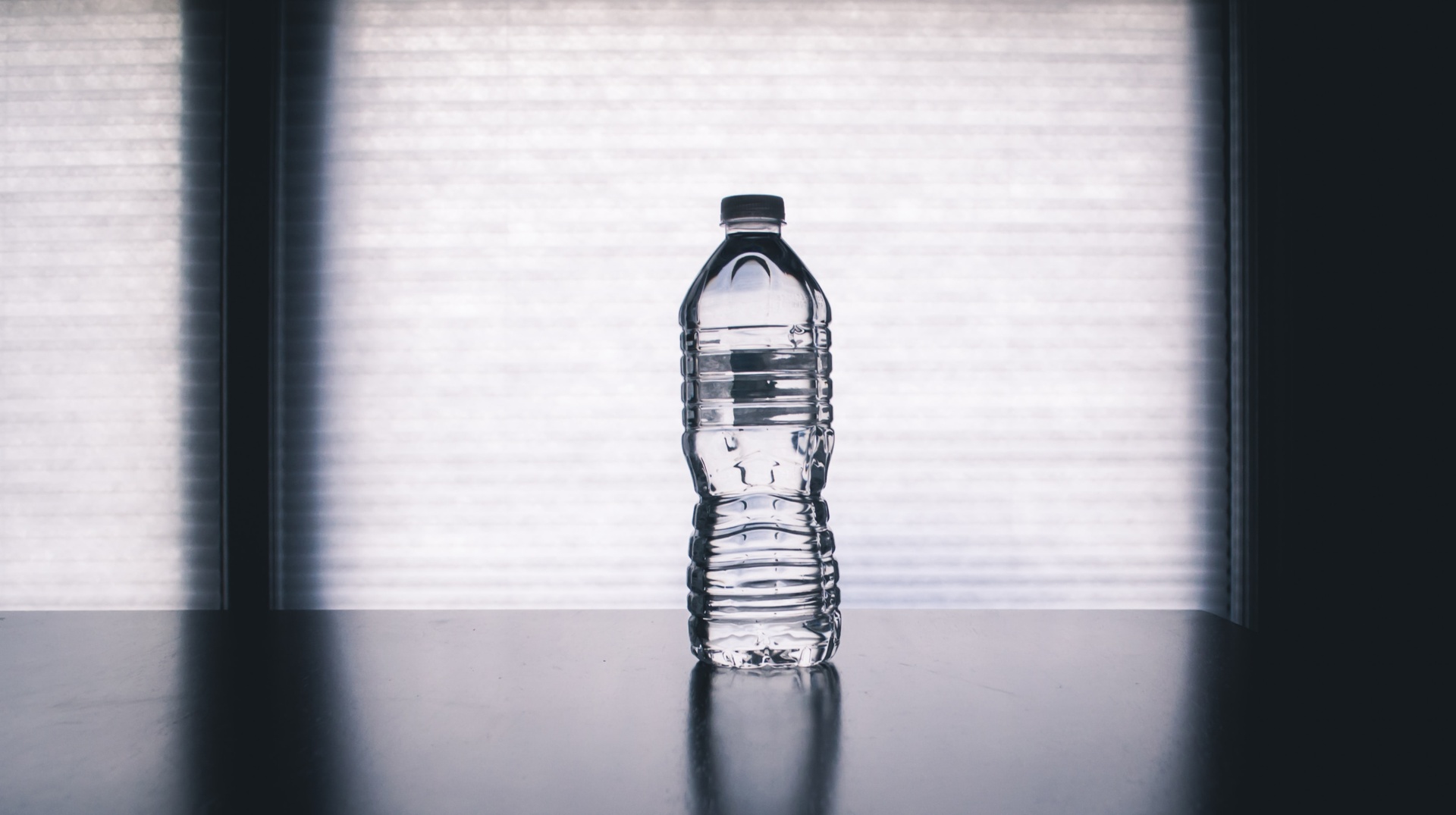 A water bottle