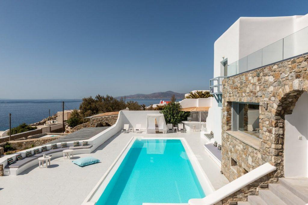 Mykonos town Villa Matheo II 500 meters from the beach